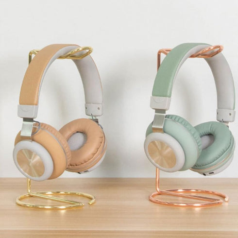 Simple Headphone Stand Iron Headset Cases Headset Mount Holder Gaming Headphone Stand Headset Rack Headphone Hanger Table Top Headset Stand Headph...
