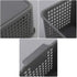 Sandmovie Gray Plastic Storage Baskets, 6 Packs...