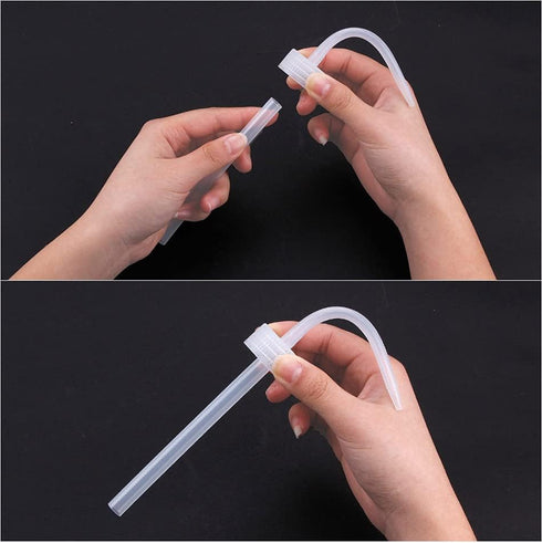 Yuelong Plastic Squeeze Bottle - 2Pcs Safety Wash Bottle 500ml&250mL Convenient Green Soap Supply Tattoo Squeeze Bottle with Scale Labels for Medi...