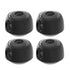 EUDEMON 4 Pack Updated Door Knob Cover Baby Safety Door Lock Childproof Safety Cover Door Handle Cover for Kids Safety (Clear-Black)...