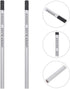 VICASKY Black Decor Black Pencils 2pcs Underglaze Pencil Pottery Decorating Pigment Pencils Fabric Marking Pencil For Stoneware Pottery Glass And ...