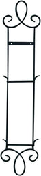 TRIPAR Augusta Narrow Vertical Plate Rack, Black Display (2 Tiers) - Lightweight & Durable - Contains 2 Non-Adjustable Brackets - Elegantly Displa...
