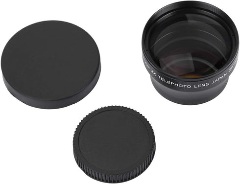 2X High Definition Super Telephoto Lens, 46 MM Telephoto Conversion Lens for Camera with 37mm Lens Thread....