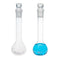 25ML Volumetric Measuring Flask Set NS12/14 Glass Stopper, Graduated, ASTM Class A Borosilicate Glass 3.3 for Laboratory, 2PCS...