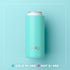 Swig Life Skinny Can Cooler, 12oz Insulated Slim Can Holder, Stainless Steel Cooler, Covers for Tall Beer Bottles, Beach Accessories for Women (Ha...