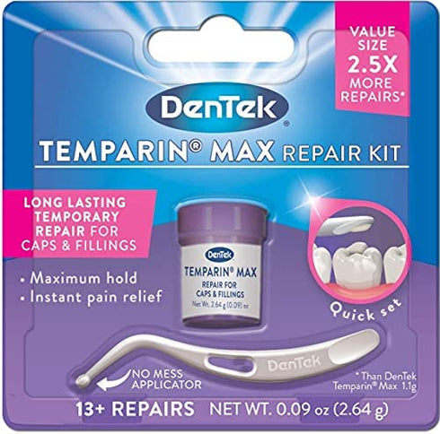 DenTek Temparin Max Caps & Fillings Repair Kit - 0.0733 oz, Pack of 4...