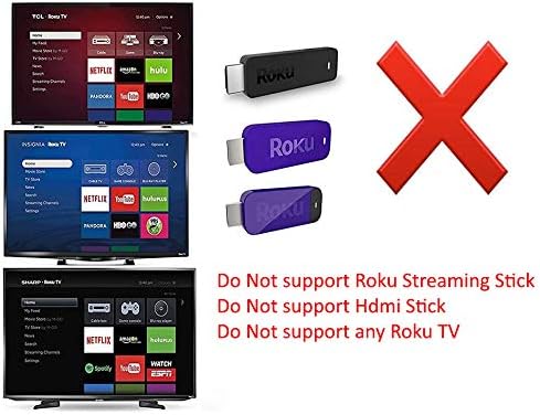 Smartby New Replaced Infrared Remote Control for Roku Streaming Player 1/2/3/4 Lt Hd Xd Xs(Does not work with Roku streaming stick or Roku tv) Rok...