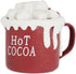 Hot Cocoa Cup With Marshmallows Ornament for Christmas...