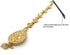Indian Forehead Traditional Gold Plated Handmade Maang Tika Party Dance Hair Headpiece For Women Girls - Duel On Jewel...