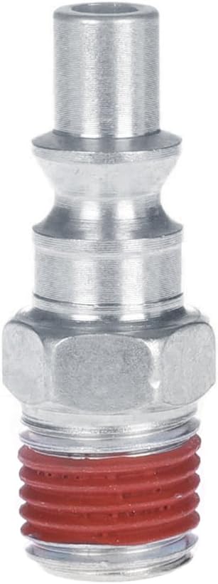 WYNNsky Air Coupler and Plug Kit, 1-pc 1/4'' FNPT ARO Style Coupler&1-pc 1/4'' MNPT ARO Style Air Plug with Sealant, Air Compressor Accessories Ki...