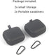 Portable Square Earphone Carrying Case Mini Pouch Storage for Smartphone Earphone Bluetooth Headset Small Storage Bags, 2-Pack...