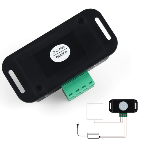 RGBZONE DC12V 24V PIR Sensor LED Switch Motion Function Cotroller for 5050 3528 5630 Flexible LED Strips Light......