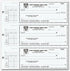 3 Ring Check Binder for 3-On-A-Page Compact Voucher Checks with Side-Tear (Black) Holds 250 checks, Perfect for End-Stub Deskbook, 9 1/4 x 9"...