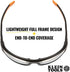 Klein Tools 60163 Safety Glasses, Professional PPE Protective Eyewear with Full Frame, Scratch Resistant and Anti-Fog, Clear Lens...