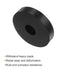 8pcs Rubber Spacer 2 Inch OD 0.55 Inch ID 0.4 Inch Thick Neoprene Round Anti Vibration Isolation Pads Isolator Rubber Washers Bushings for Home Ca...