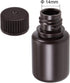 uxcell Plastic Lab Chemical Reagent Bottle 25ml/0.85oz Small Mouth Sample Sealing Liquid Storage Container Brown 10pcs...