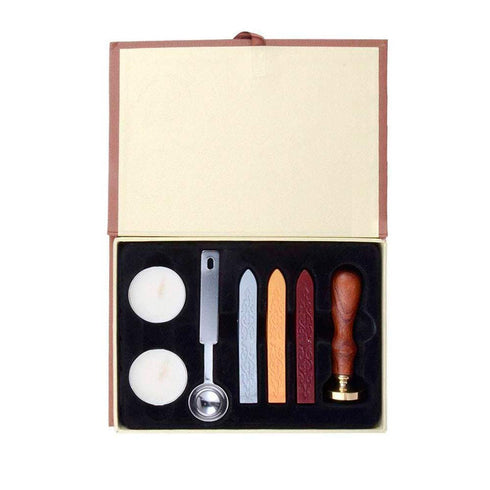 BELMAKS 7PCS Harry Potter Wax Stamp Seals Kit with Vintage Seal Wax Stamp Hogwarts for Postcard Stamps Invitation Letters Gifts and Letter Stamps ...