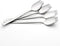 IQCWOOD Sporks, 4-Pack 18/10 Stainless Steel Fork, Metal Spork for Everyday Household Use, 7.4-Inch Long Handle Dessert Ice Cream Salad Forks, Fla...