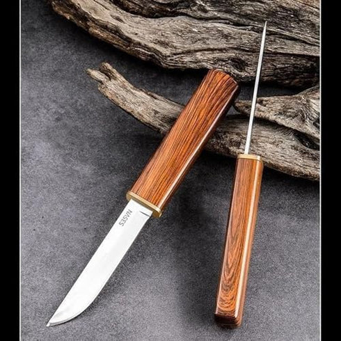 Kitchen knife Set,Double Knife with Stainless Steel Paring Knife,Ultra Sharp Kitchen Knife,Portable Compact Knives for Camping,Hiking....