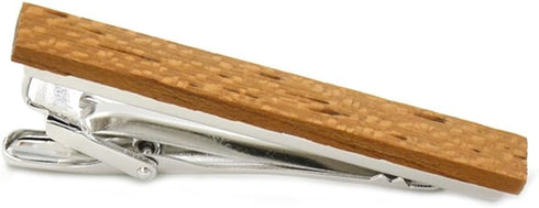Smart Men's Wood Tie Clip Natural Tie Bar 2.1 Inch in Gift Box...
