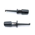 10Pcs Black Mini Grabber Test Probe Single Hook Clip for Multimeter Wire Lead...