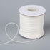 DanLingJewelry Approx 170yards/roll Creamy White Waxed Polyester Cord 0.5mm Round Beading Thread Crafting Rope for Jewelry Making Supplies...