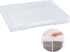 Marte Vanci Plastic Storage Box with Lid Portable A4 File Box with Handle Clear Project Case Bin A4 Letter Paper Document Organizer Storage Contai...