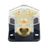 2 Way Power Distribution Block, 0/2/4 AWG Gauge in, 4/8/10 Gauge Out, Car Audio Stereo Amp Distribution Connecting Block for Audio Splitter (2Way)...