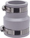 Fernco 1056-215 Reducing 2-in. x 1-1/2-in. Flexible PVC Pipe Coupling for Cast Iron and Plastic Plumbing Connections in Gray...