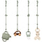 Toy Safety Straps, Silicone Pacifier Clips, 4Pack Adjustable Straps for Strollers, High Chair, Shopping Cart (Sage)...