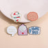 Cute Enamel Pin Art Badges Brooch Cute Hard Enamel Laple Pins for Woman Man DIY Crafts for Clothing Jackets Bags Accessories...