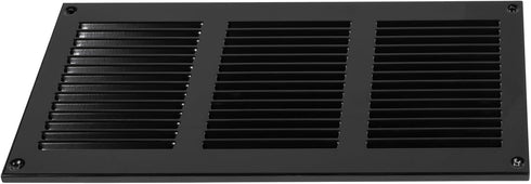 Vent Systems 12'' x 6'' Inch Black Air Vent Cover Metal Air Return Grill with Built in Pest Guard Screen HVAC Vent Cover for Home Improvement Vent...