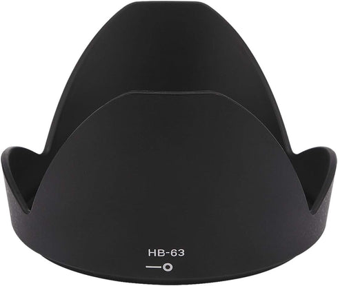 Haoge Bayonet Lens Hood for Nikon Nikkor AF-S 24-85mm f3.5-4.5G ED IF VR Lens replaces Nikon HB-63...
