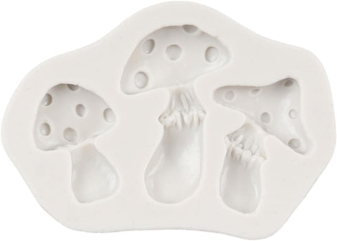 Mushroom Chocolate Mold Mushroom Silicone Mold Vegetable Fondant Molds For Cake Decoration Cupcake Topper Chocolate Cupcake Topper Candy Polymer C...