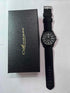Avaner Men's Bracelet Watch Set, 4 Pcs Wrist Watch Bracelet Set, Military Nylon Strap Quartz Watch Black Leather Bracelets Set for Men...