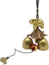 Hooshing Elephant Wind Chimes Metal Bronze Bells Feng Shui Wind Chimes for Lucky Outdoor Garden Patio Hanging Decor Gift...