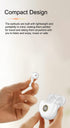 in-Ear Wireless Bluetooth 5.1 Headphones, Earbuds IPX7 Waterproof with Microphone Rechargeable USB C Case with Round LCD Display for Smartphones A...