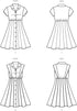 Know Me Misses' Button Front Dresses Sewing Pattern Kit, Design Code ME2031, Sizes 18-20-22-24-26...