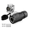 CNLINKO outdoor lighting electrical cable power connectors, pin socket plug connector waterproof M16 4PIN, male to female panel Mount connector (4...