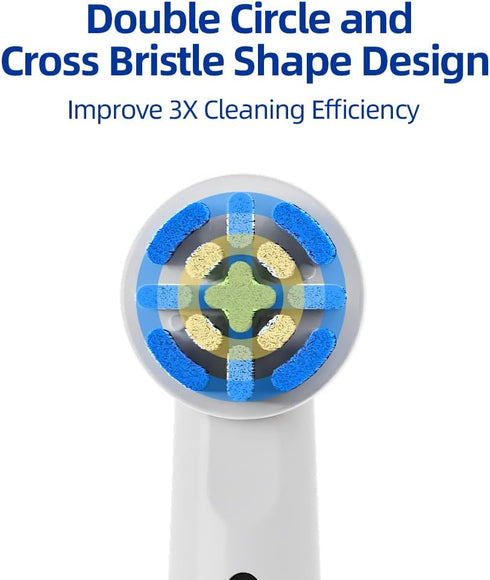 Compatible with Brusheez Kids Electric Toothbrush Replacement Brush Heads,for Brusheez Kids Electric Toothbrush,10 Pack (White, Medium)...