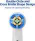 Compatible with Brusheez Kids Electric Toothbrush Replacement Brush Heads,for Brusheez Kids Electric Toothbrush,10 Pack (White, Medium)...