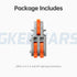 GKEEMARS 50Pcs Mini Electrical Wire Connectors, DIY Splicing into 4/6/8/9/10 Way Butt Terminal Block Connectors (1 in 2 Out - Nylon)...