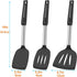 Spatula Set Silicone Spatula Heat Resistant Spatulas for Nonstick Cookware Rubber Spatula Turner Fish Wok Spatula, Large Nonstick Silicone Egg Spa...