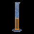 uxcell Plastic Graduated Cylinder, 25ml Measuring Cylinder, Test Tube Beakers, 2-Sided Metric Marking, Clear Hex Base for Lab Home 10Pcs...