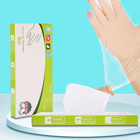Disposable Gloves L, Food Safe| Latex-Free and Powder-Free Clear Vinyl Gloves for Cooking, Food Prep, Household Cleaning (L, 600)...
