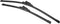 X AUTOHAUX 2pcs 24"+19" Silicone Front Windshield Wiper Blade for Volkswagen Golf Plus 2009-2014 Windscreen Wiper OE Replacement Set All-Seasons T...