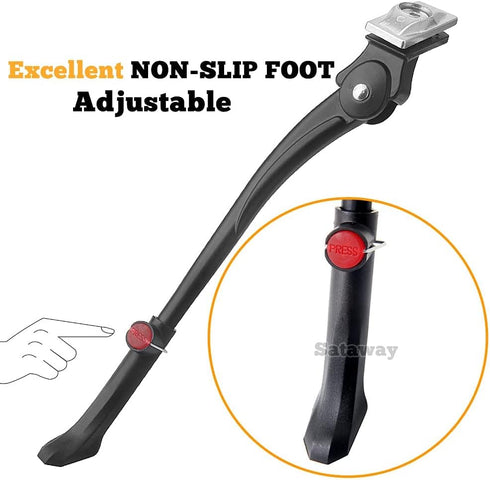 Center Mount Bike Kickstand Adjustable Bicycle Kick Stand for 26”-29” Mountain Sport Bike...