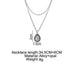 Aimimier Bohemia Layered Opal Choker Necklace Gemstone Necklace Teardrop Necklace Opal Gem Charm Pendant Necklace Gemstone Statement Jewelry for W...