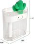 Eutuxia Mini Portable Cactus Bottle Caps Humidifier with USB Cable, Perfect for Home Office Car Airplane Bedroom Etc, Cool Soothing Mist & LED Moo...