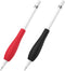 MoKo [2 Pack Silicone Grip Holder Ergo Protective Sleeve Cover Case Accessories Compatible with Apple Pencil 1st / 2nd Generation, Black & Red...